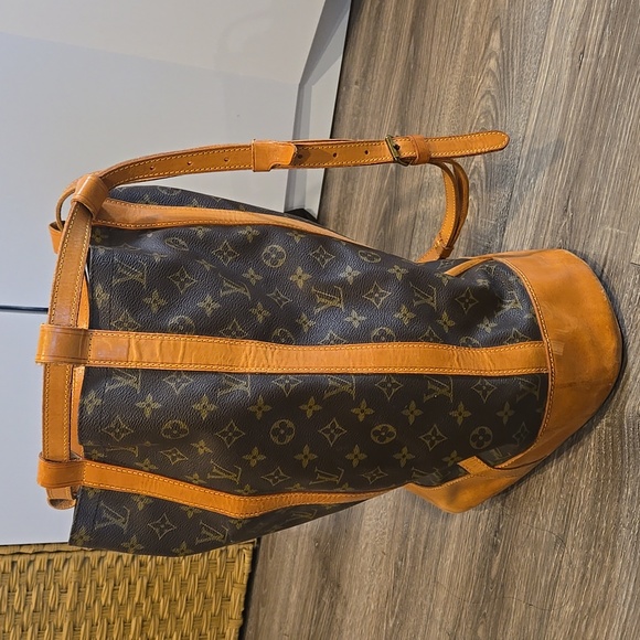 Louis Vuitton authentic Monogram Randonnee vintage bag Uniqe Shape - Picture 5 of 8